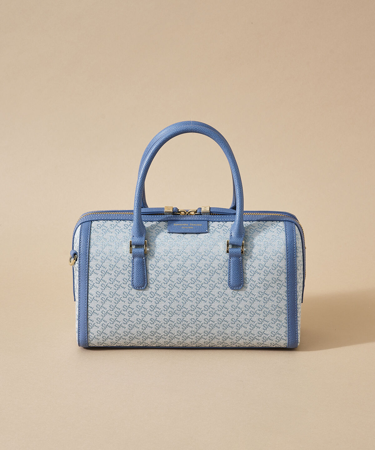 Samantha Thavasa「ST Jacquard ボストン オリゾンタール」|ボストンバッグ|