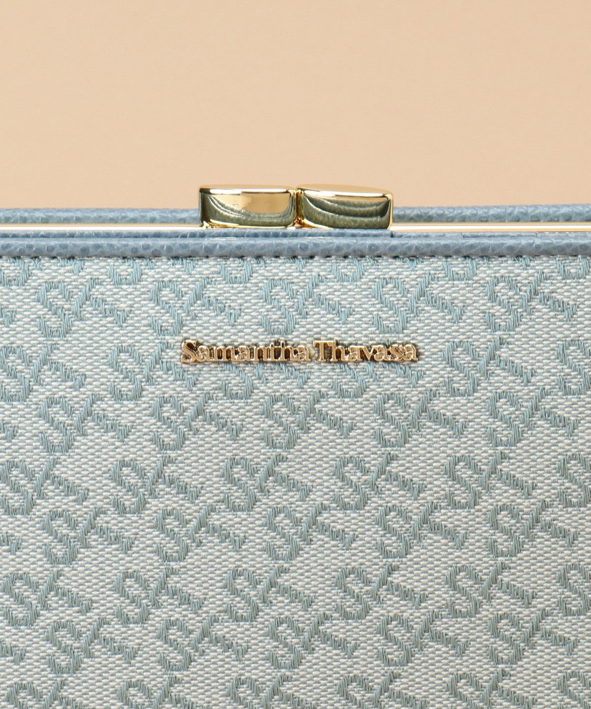 Samantha Thavasa「ST Jacquard 二つ折り口金財布」|財布|