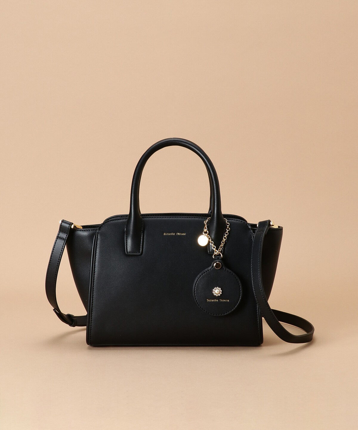 Samantha Thavasa「ミラーチャーム付きハンドバッグ」|ハンドバッグ|