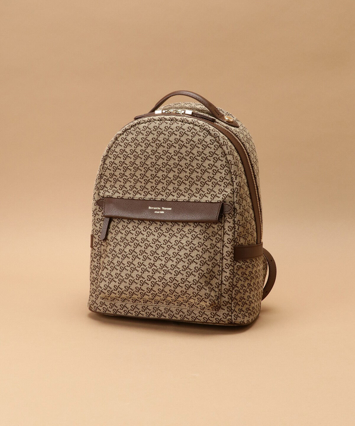 Samantha Thavasa「ST Jacquard ジョリーアーディ」|リュック|ブラウン