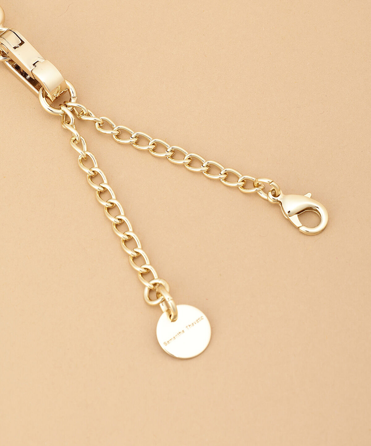 Samantha Thavasa「パドロックロゴチャーム（ゴールド）」|チャーム・キーホルダー|