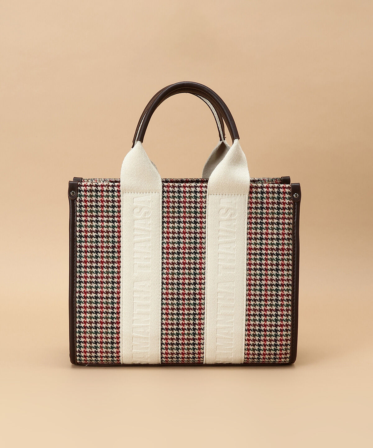 Samantha Thavasa「ガンクラブチェック スクエアトート」|トートバッグ|