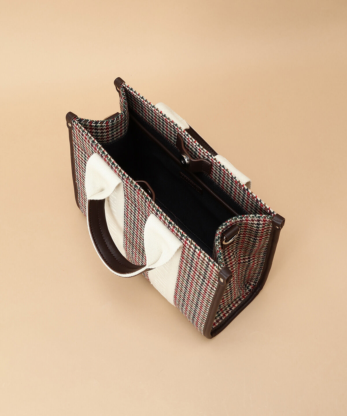 Samantha Thavasa「ガンクラブチェック スクエアトート」|トートバッグ|