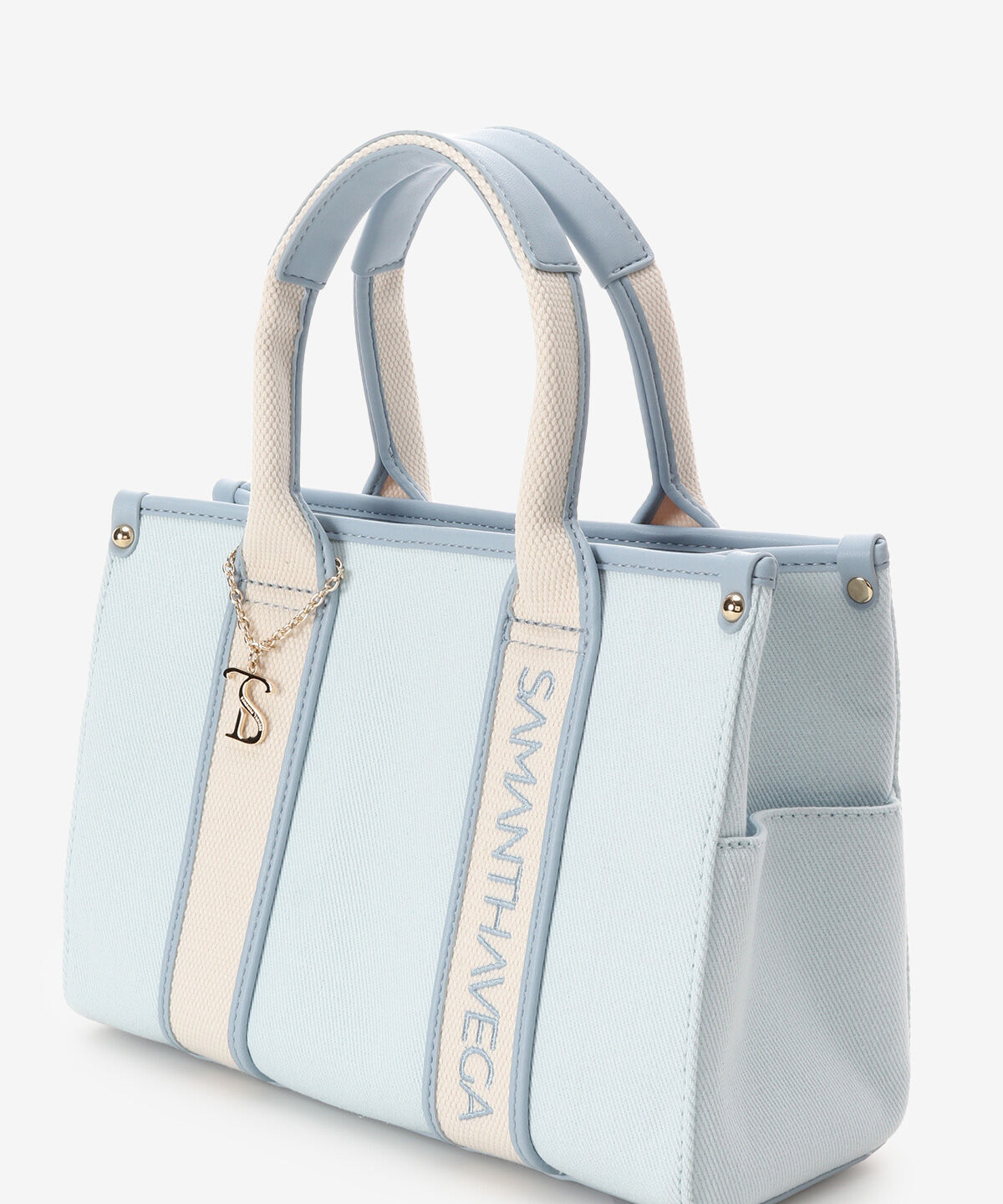 Samantha Vega「ロゴテープキャンバスハンドバッグ（小）」|ハンドバッグ|