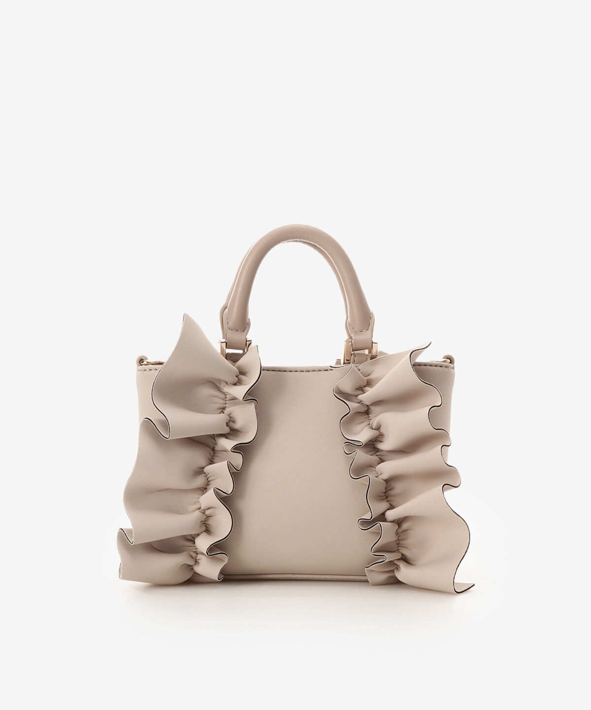 Samantha Vega「シンプルフリルハンドバッグ（ミニ）」|ハンドバッグ|