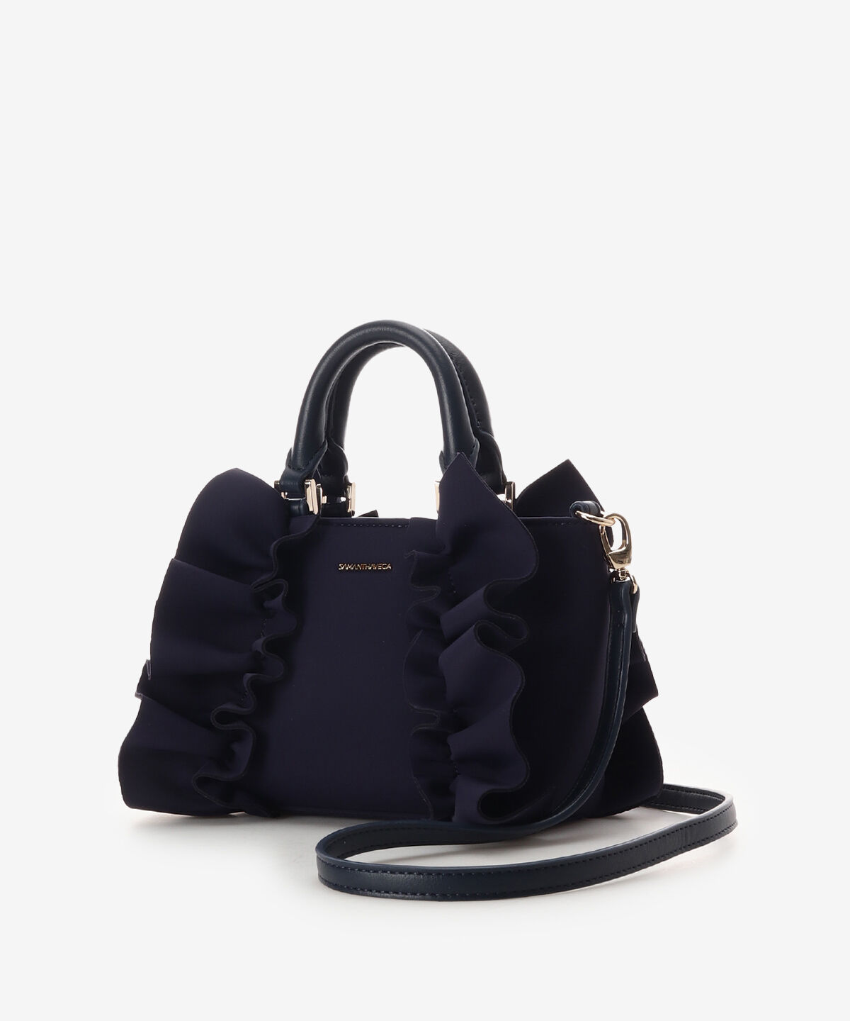 Samantha Vega「シンプルフリルハンドバッグ（ミニ）」|ハンドバッグ|