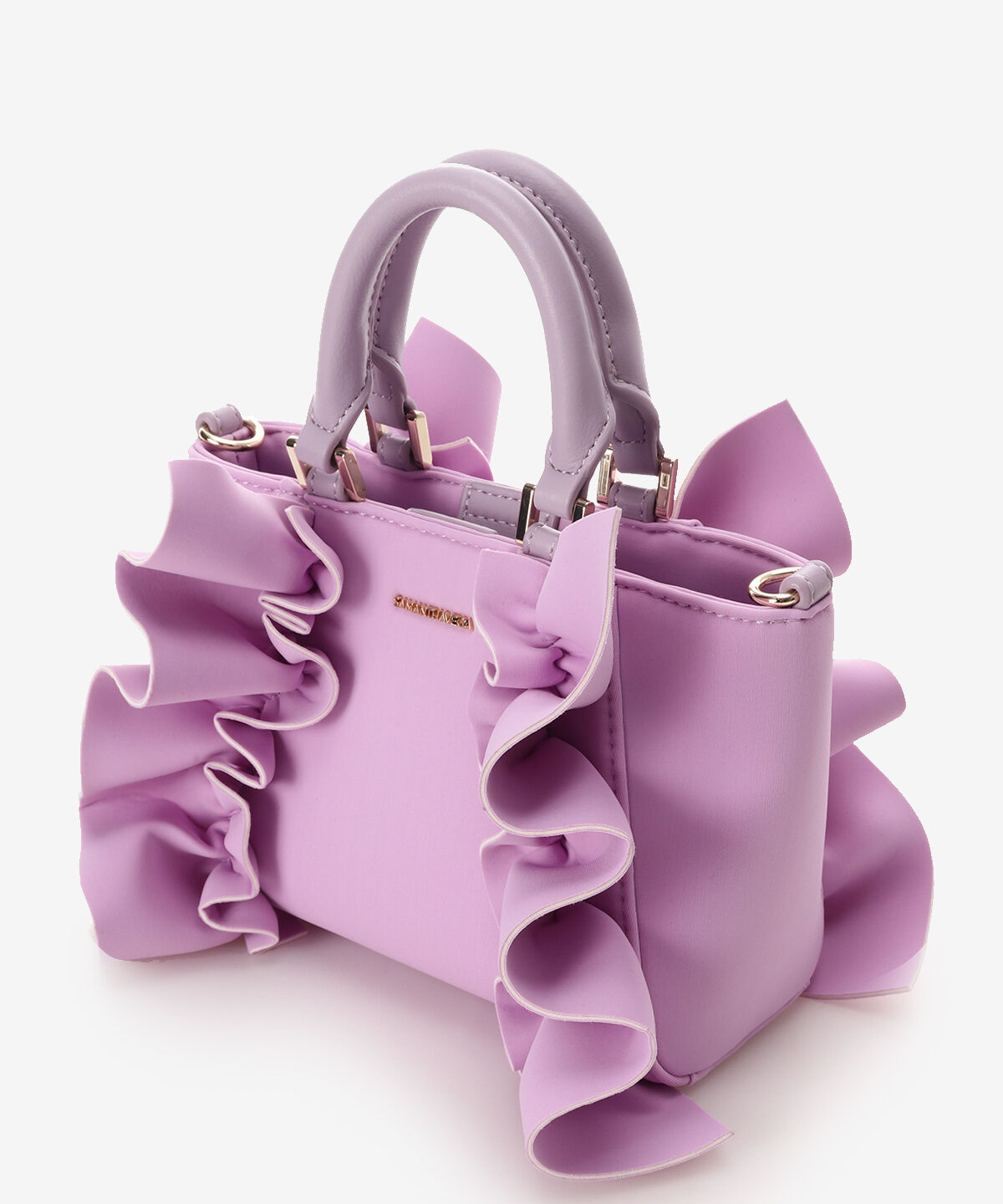 Samantha Vega「シンプルフリルハンドバッグ（ミニ）」|ハンドバッグ|