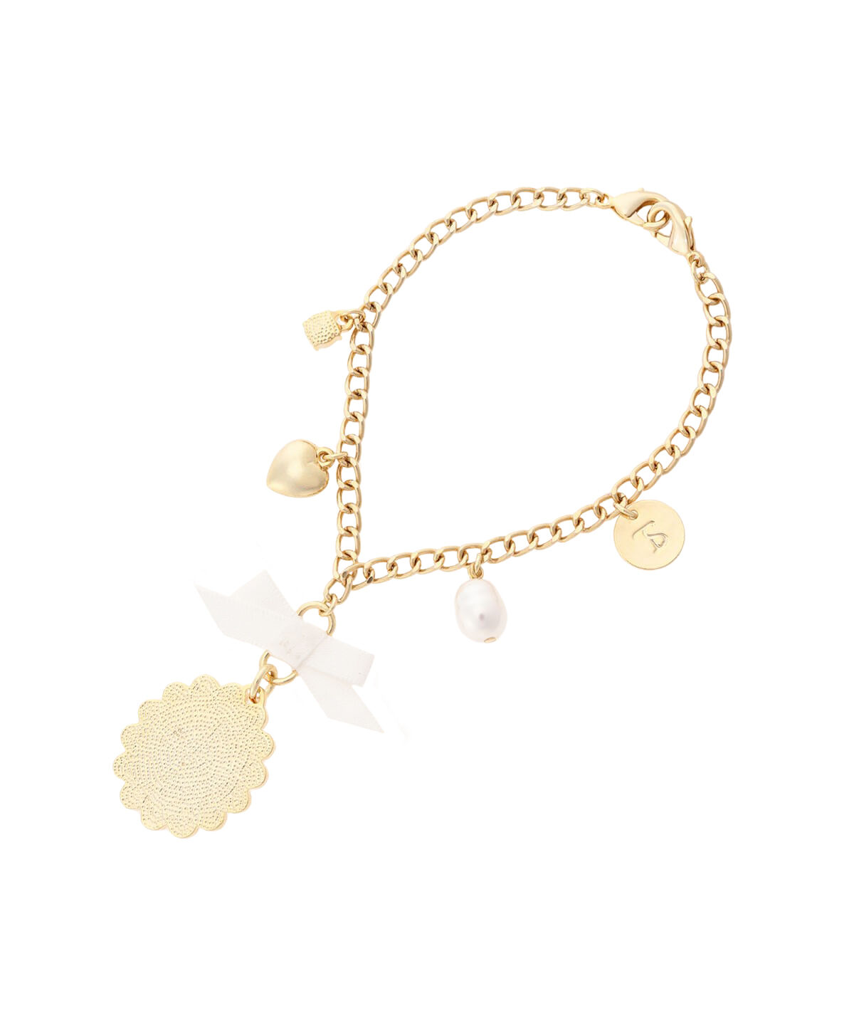 Samantha Vega「リボンカラービジューバッグチャーム」|チャーム・キーホルダー|