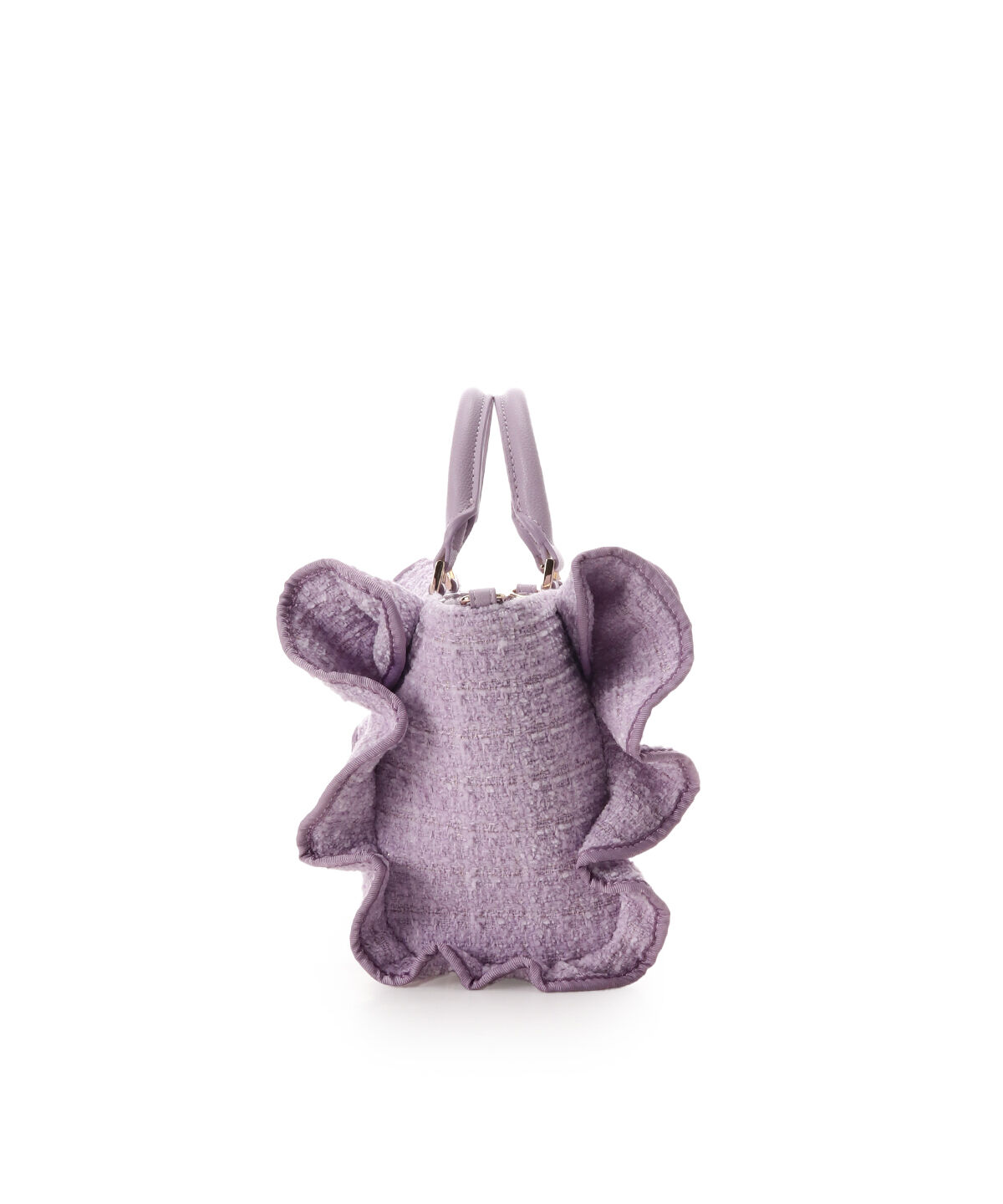 Samantha Vega「ツイードフリルハンドバッグ（小）」|ハンドバッグ|