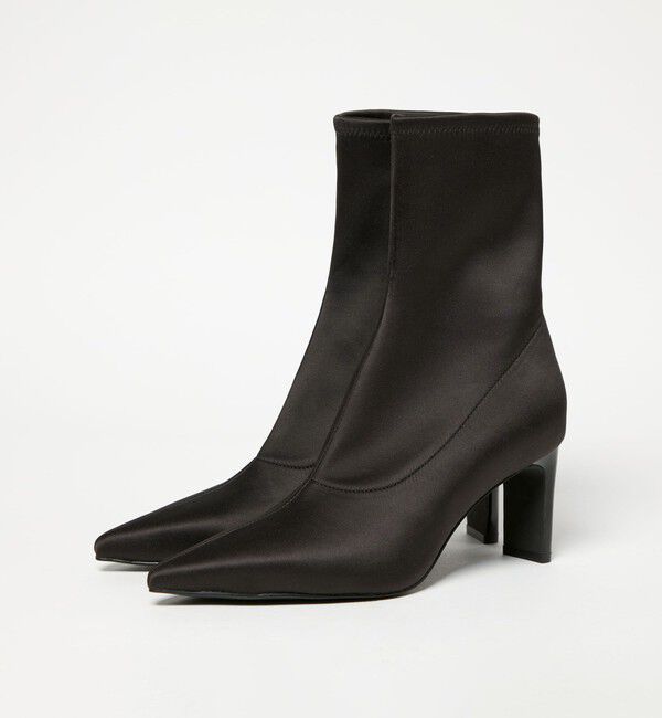 ODETTE E ODILE「＜SY＞ ポインテッドストレッチ ショートブーツ70&uarr;」|ショートブーツ|