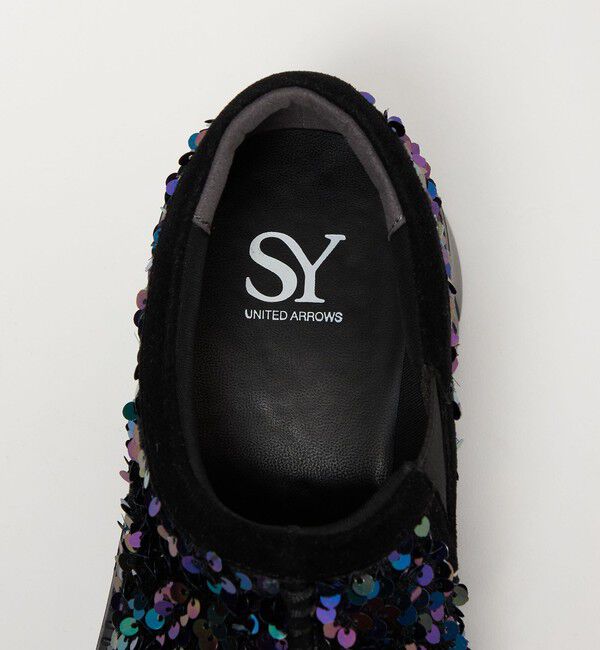 ODETTE E ODILE「＜SY＞ ラウンド スリッポン スパンコール フラット55&uarr;」|スリッポン|