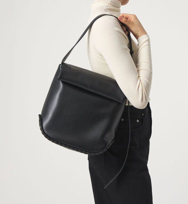 ODETTE E ODILE「＜ADD CULUMN＞ ROLLA HOBO STITCH」|ショルダー・メッセンジャー|BLACK