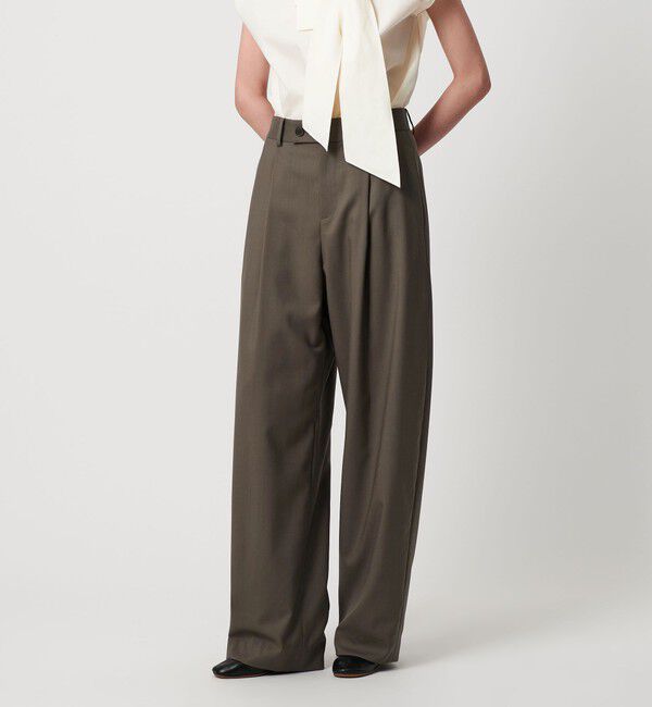 AEWEN MATOPH「＜AEWEN MATOPH＞ウールタック カーブパンツ」|チノ|OLIVE