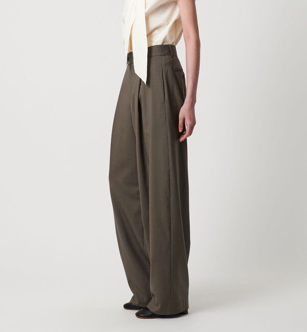 AEWEN MATOPH「＜AEWEN MATOPH＞ウールタック カーブパンツ」|チノ|