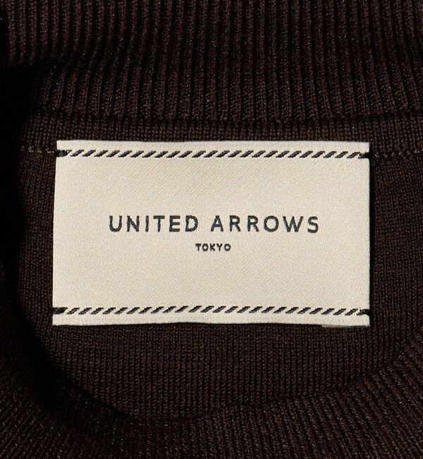 UNITED ARROWS「ハイネック ノースリーブ ニット ウォッシャブル」|ニット・セーター|