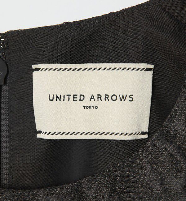 UNITED ARROWS「GISHA 2トーン ジャガード ワンピース」|ワンピース|