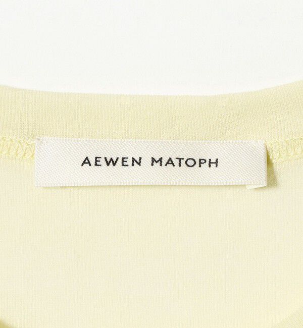 AEWEN MATOPH「＜AEWEN MATOPH＞シアークルーネック ロングスリーブカットソー」|Tシャツ・カットソー|