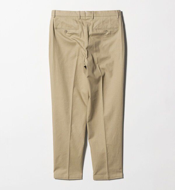 UNITED ARROWS「ツイル カルゼ ２プリーツ キャロット パンツ」|チノ|