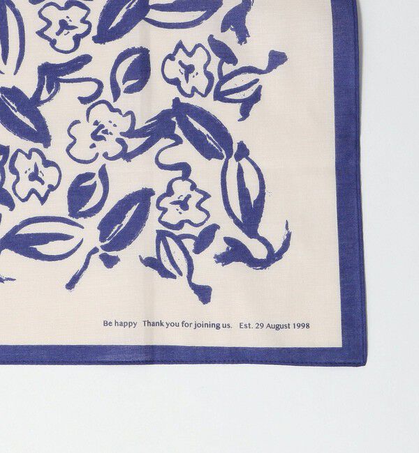 UNITED ARROWS green label relaxing「GLR Be happy ハンカチ」|バンダナ・スカーフ|