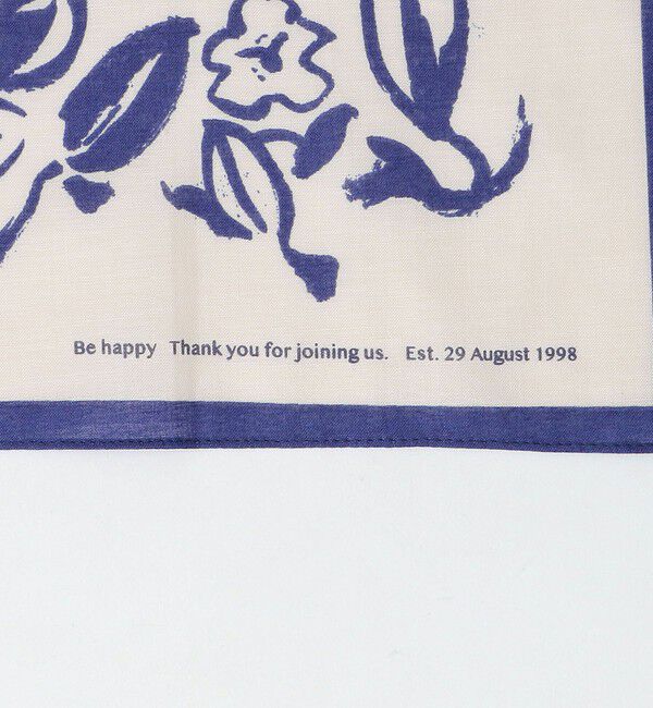 UNITED ARROWS green label relaxing「GLR Be happy ハンカチ」|バンダナ・スカーフ|