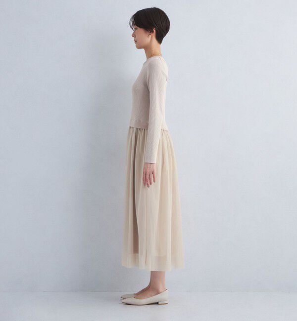 UNITED ARROWS green label relaxing「チュール ドッキング ワンピース -ウォッシャブル-」|ワンピース|