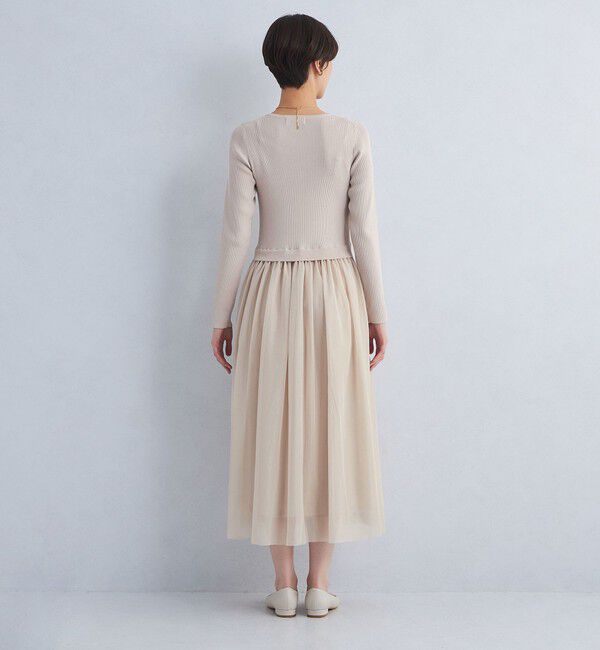 UNITED ARROWS green label relaxing「チュール ドッキング ワンピース -ウォッシャブル-」|ワンピース|