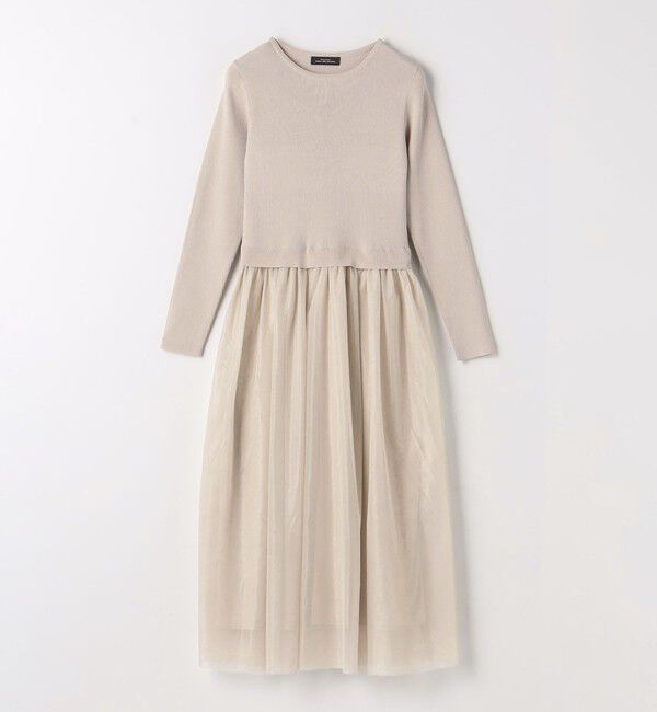 UNITED ARROWS green label relaxing「チュール ドッキング ワンピース -ウォッシャブル-」|ワンピース|