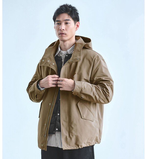 UNITED ARROWS green label relaxing「TAION 3WAY モッズ インナーダウン ブルゾン -撥水・防風-」|ダウン|MD.BROWN