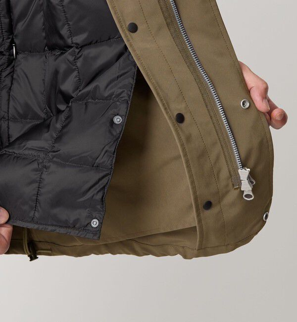 UNITED ARROWS green label relaxing「TAION 3WAY モッズ インナーダウン ブルゾン -撥水・防風-」|ダウン|