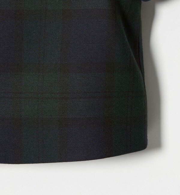 UNITED ARROWS green label relaxing「TRW ブラックウォッチ ボレロ / キッズ 110cm-130cm」|ノーカラージャケット|