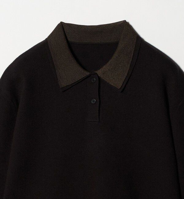 UNITED ARROWS green label relaxing「ポロニット ドッキング プルオーバー」|ニット・セーター|