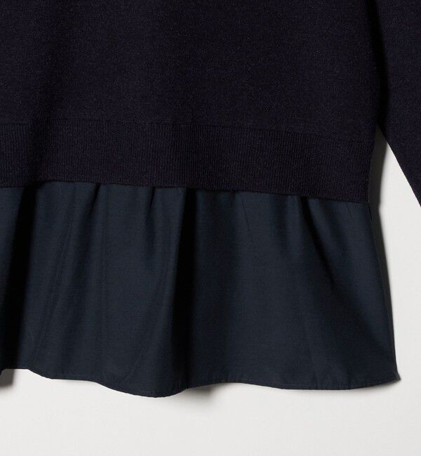 UNITED ARROWS green label relaxing「ポロニット ドッキング プルオーバー」|ニット・セーター|