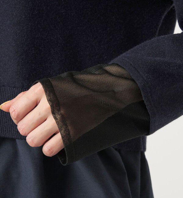 UNITED ARROWS green label relaxing「ポロニット ドッキング プルオーバー」|ニット・セーター|