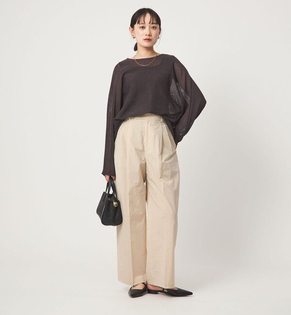 UNITED ARROWS green label relaxing「FAbRICA 2タック ワイド パンツ」|チノ|