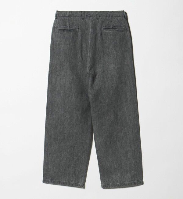UNITED ARROWS green label relaxing「ウォッシュド ワイド デニムパンツ」|デニム|