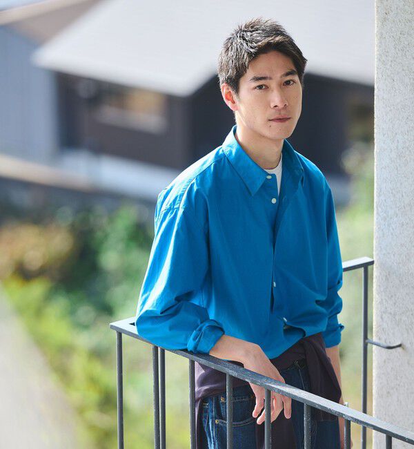 UNITED ARROWS green label relaxing「120/2 ブロード レギュラーカラー シャツ」|シャツ・ブラウス|COBALT