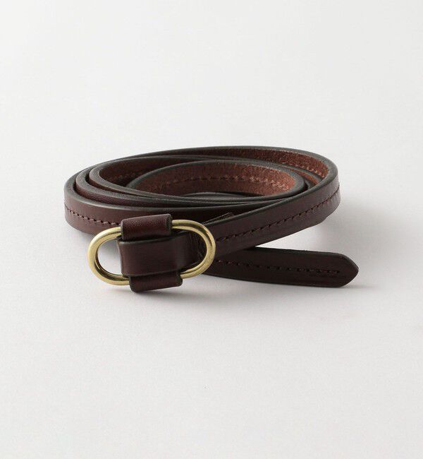 STEVEN ALAN「＜Steven Alan＞LEATHER STITCH BELT/ベルト」|ベルト|DK.BROWN