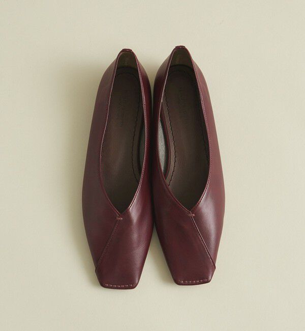 BEAUTY&YOUTH UNITED ARROWS「Vカットステッチ フラットシューズ」|バレエシューズ|