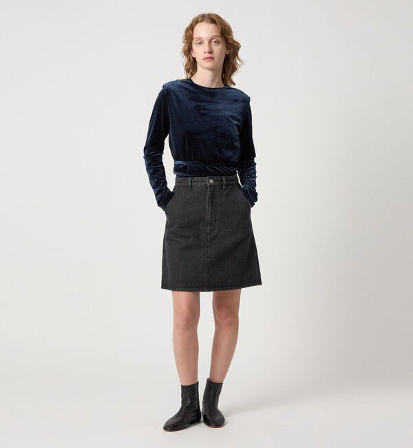 STEVEN ALAN「＜Steven Alan＞13OZ デニム ミニスカート」|スカート|