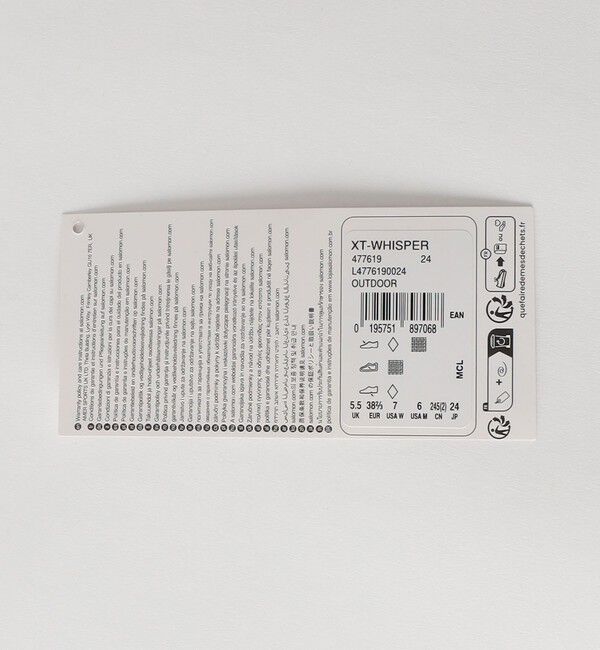 BEAUTY&YOUTH UNITED ARROWS「＜Salomon＞XT-WHISPER WHITE/スニーカー」|スニーカー|