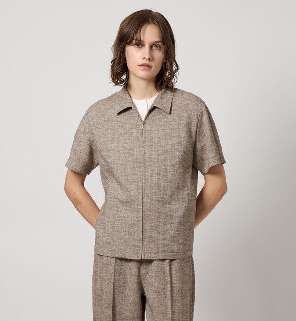 STEVEN ALAN「＜Steven Alan＞TR ブッチャー ブラウス」|チュニック|BEIGE