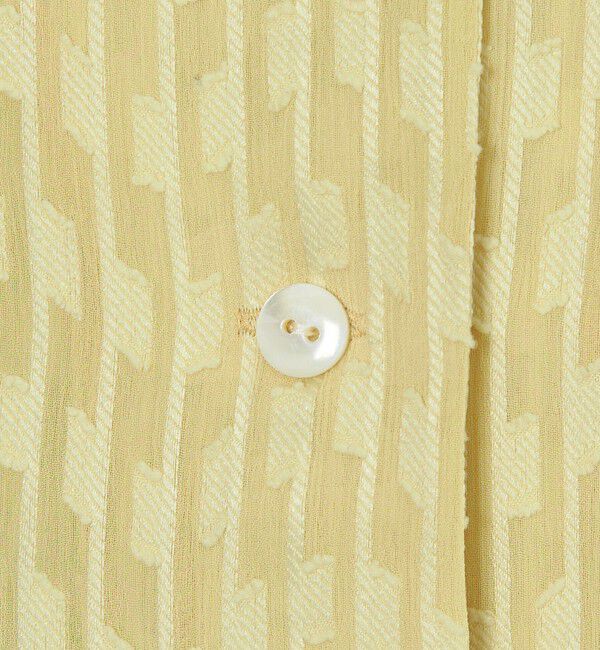 STEVEN ALAN「＜Steven Alan＞シフォン ジャガード シャツ」|シャツ・ブラウス|