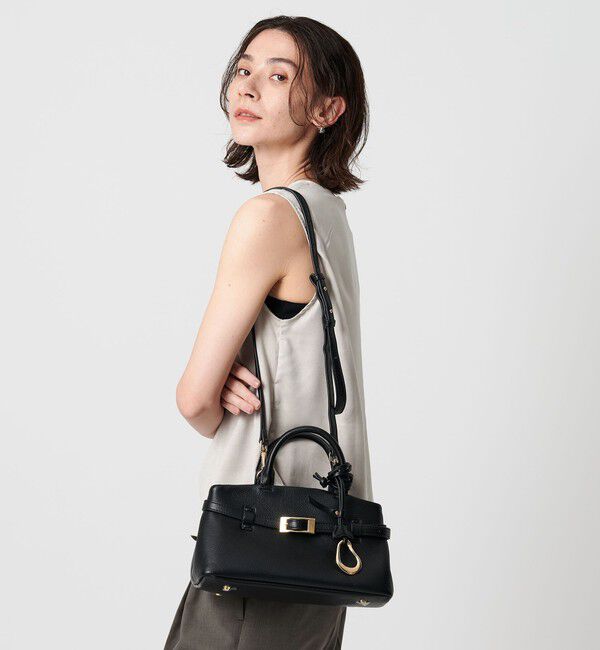 BEAUTY&YOUTH UNITED ARROWS「＜LE VERNIS＞Poire チャーム バッグ-2WAY-」|ハンドバッグ|BLACK