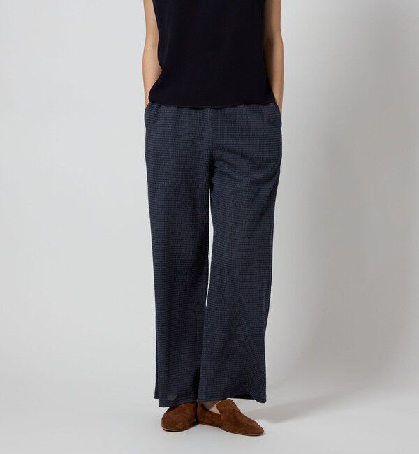 STEVEN ALAN「＜Steven Alan＞クレープ チェック イージーパンツ」|その他|