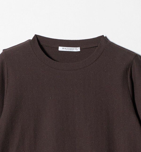 BEAUTY&YOUTH UNITED ARROWS「コットンポリエステル ラメロングスリーブカットソー」|Tシャツ・カットソー|
