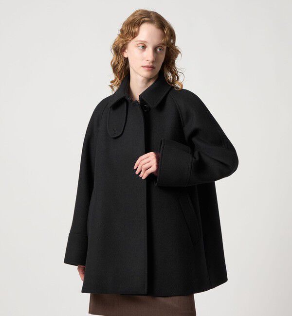 STEVEN ALAN「＜Steven Alan＞ウール カシミヤ テント ショートコート」|ステンカラーコート|