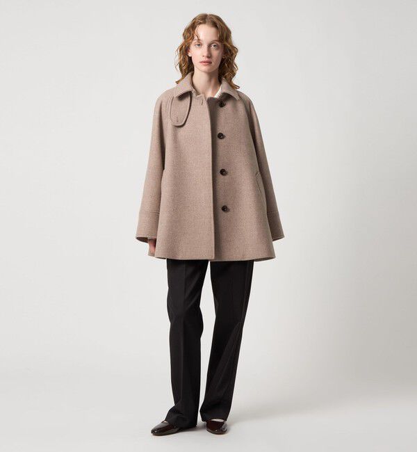 STEVEN ALAN「＜Steven Alan＞ウール カシミヤ テント ショートコート」|ステンカラーコート|