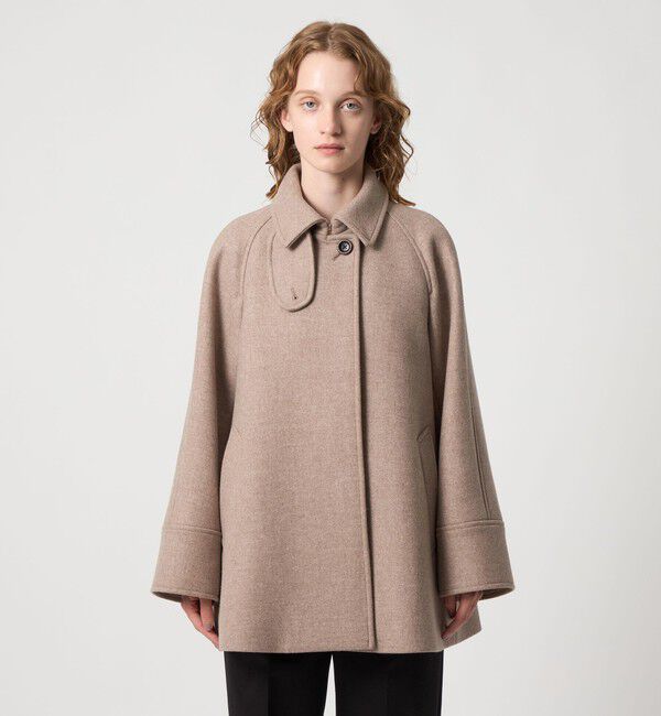 STEVEN ALAN「＜Steven Alan＞ウール カシミヤ テント ショートコート」|ステンカラーコート|