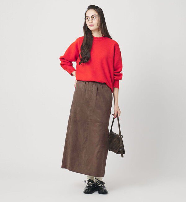 BEAUTY&YOUTH UNITED ARROWS「スエードライク Iラインスカート」|スカート|