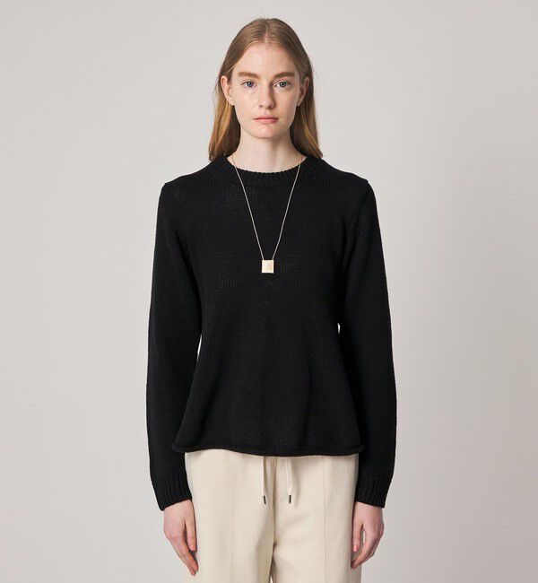 STEVEN ALAN「＜Steven Alan＞コットン シルク フレア ニット」|ニット・セーター|